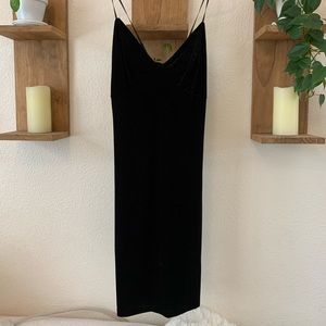 Black Velvet Dress